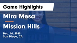 Mira Mesa  vs Mission Hills Game Highlights - Dec. 14, 2019