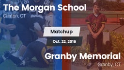 Matchup: The Morgan School vs. Granby Memorial  2016