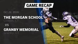 Recap: The Morgan School vs. Granby Memorial  2016