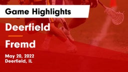Deerfield  vs Fremd  Game Highlights - May 20, 2022