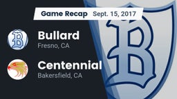 Recap: Bullard  vs. Centennial  2017