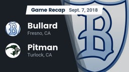 Recap: Bullard  vs. Pitman  2018