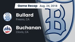 Recap: Bullard  vs. Buchanan  2018