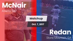 Matchup: McNair  vs. Redan  2017