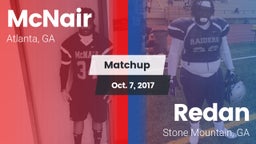 Matchup: McNair  vs. Redan  2017