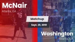 Matchup: McNair  vs. Washington  2018