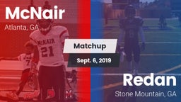 Matchup: McNair  vs. Redan  2019