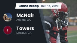 Recap: McNair  vs. Towers  2020