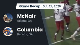 Recap: McNair  vs. Columbia  2020