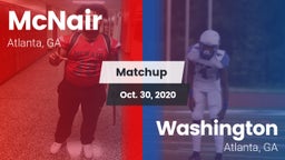 Matchup: McNair  vs. Washington  2020