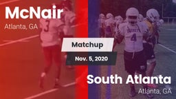 Matchup: McNair  vs. South Atlanta  2020