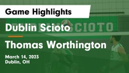 Dublin Scioto  vs Thomas Worthington  Game Highlights - March 14, 2023