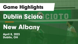 Dublin Scioto  vs New Albany  Game Highlights - April 8, 2023