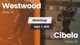 Matchup: Westwood  vs. Cibola  2018