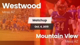 Matchup: Westwood  vs. Mountain View  2019