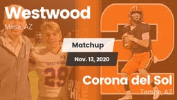 Matchup: Westwood  vs. Corona del Sol  2020