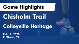 Chisholm Trail  vs Colleyville Heritage  Game Highlights - Feb. 7, 2020