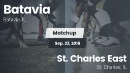 Matchup: Batavia  vs. St. Charles East  2016