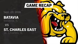 Recap: Batavia  vs. St. Charles East  2016