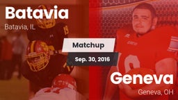 Matchup: Batavia  vs. Geneva  2016