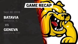 Recap: Batavia  vs. Geneva  2016