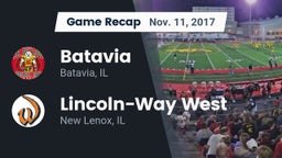 Recap: Batavia  vs. Lincoln-Way West  2017