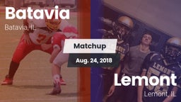 Matchup: Batavia  vs. Lemont  2018