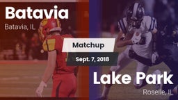 Matchup: Batavia  vs. Lake Park  2018