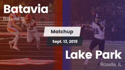Matchup: Batavia  vs. Lake Park  2019