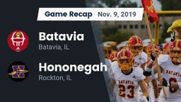 Recap: Batavia  vs. Hononegah  2019