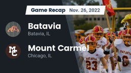 Recap: Batavia  vs. Mount Carmel  2022