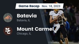 Recap: Batavia  vs. Mount Carmel  2023