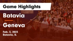 Batavia  vs Geneva  Game Highlights - Feb. 3, 2023