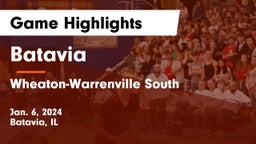 Batavia  vs Wheaton-Warrenville South  Game Highlights - Jan. 6, 2024