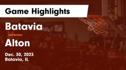 Batavia  vs Alton  Game Highlights - Dec. 30, 2023