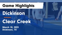 Dickinson  vs Clear Creek  Game Highlights - March 10, 2023