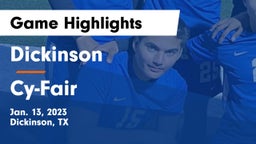 Dickinson  vs Cy-Fair  Game Highlights - Jan. 13, 2023