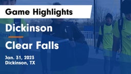 Dickinson  vs Clear Falls  Game Highlights - Jan. 31, 2023
