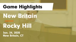 New Britain  vs Rocky Hill  Game Highlights - Jan. 24, 2020