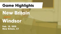 New Britain  vs Windsor  Game Highlights - Feb. 10, 2020