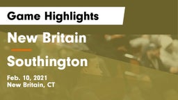 New Britain  vs Southington  Game Highlights - Feb. 10, 2021