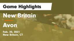 New Britain  vs Avon  Game Highlights - Feb. 20, 2021