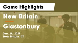 New Britain  vs Glastonbury  Game Highlights - Jan. 28, 2022
