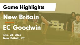 New Britain  vs EC Goodwin Game Highlights - Jan. 20, 2023