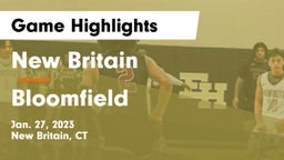 New Britain  vs Bloomfield  Game Highlights - Jan. 27, 2023