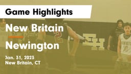 New Britain  vs Newington  Game Highlights - Jan. 31, 2023