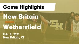 New Britain  vs Wethersfield  Game Highlights - Feb. 8, 2023
