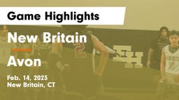 New Britain  vs Avon  Game Highlights - Feb. 14, 2023