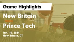New Britain  vs Prince Tech Game Highlights - Jan. 10, 2024