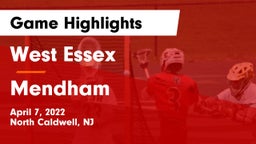 West Essex  vs Mendham  Game Highlights - April 7, 2022